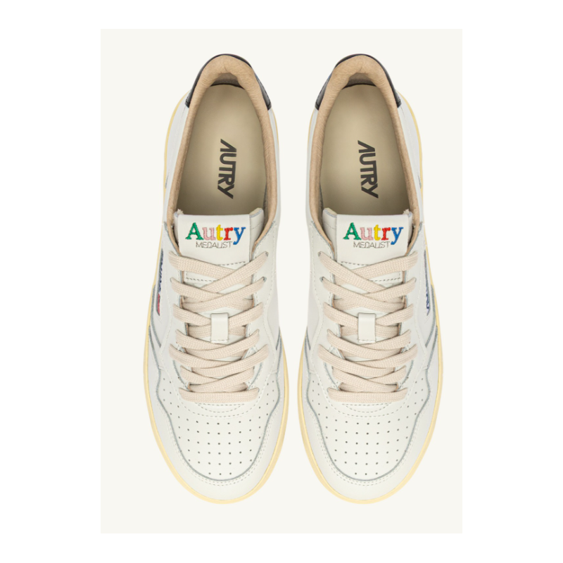 Autry Medalist Low AULMBG02 Blanc | Sketba