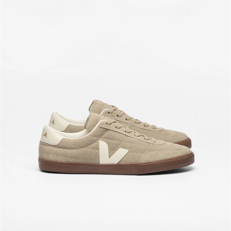 VEJA Panenka Suede Grenat Pierre Bark | Sketba