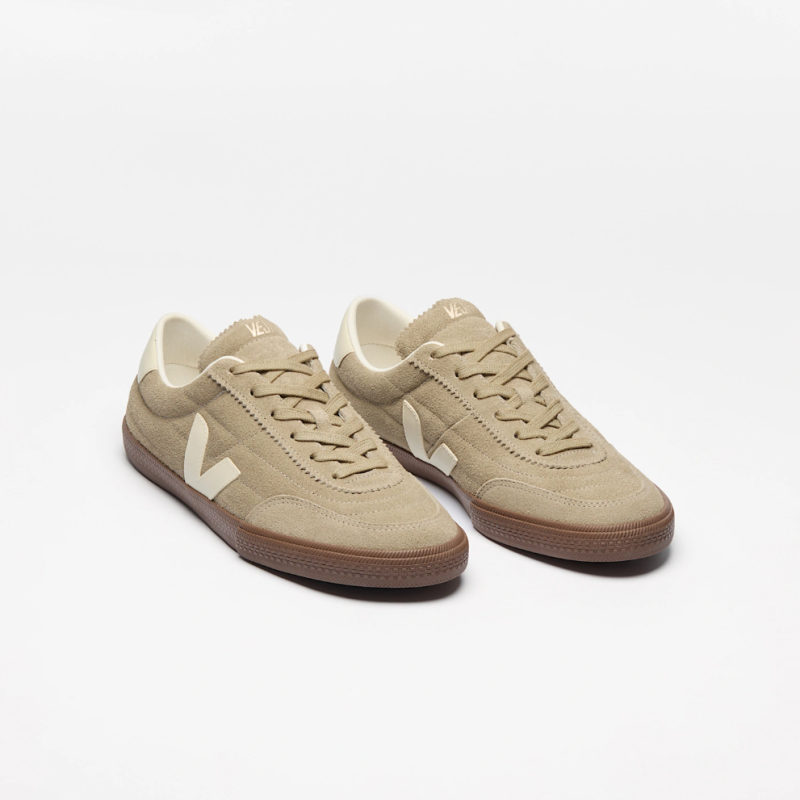VEJA Panenka Suede Grenat Pierre Bark | Sketba