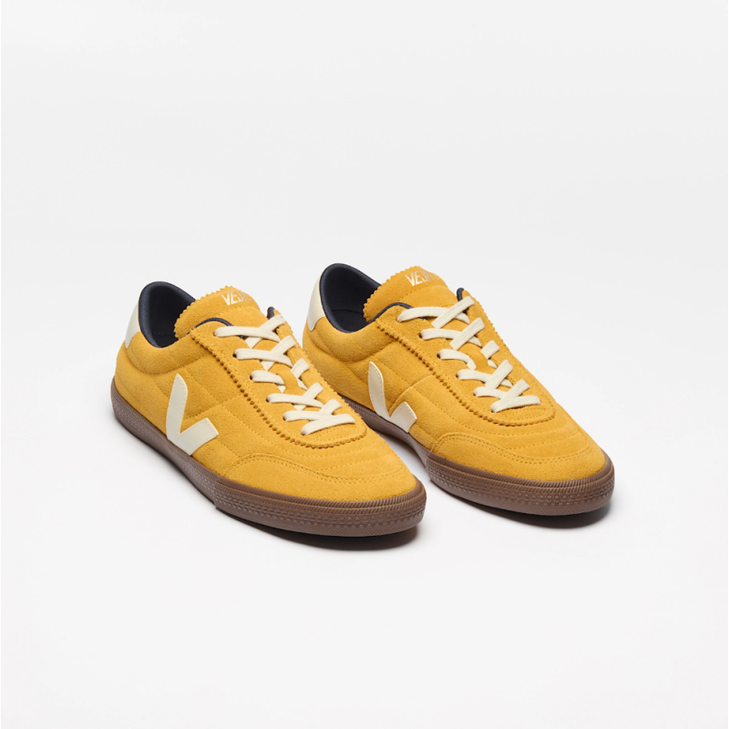 VEJA Panenka Suede Safran Pierre Bark | Sketba