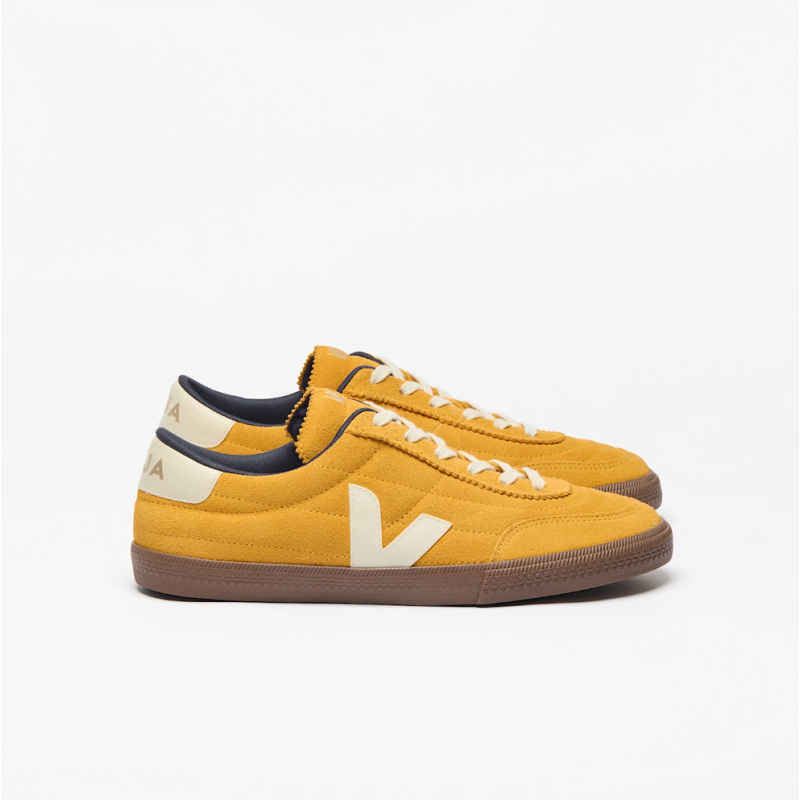 VEJA Panenka Suede Safran Pierre Bark | Sketba