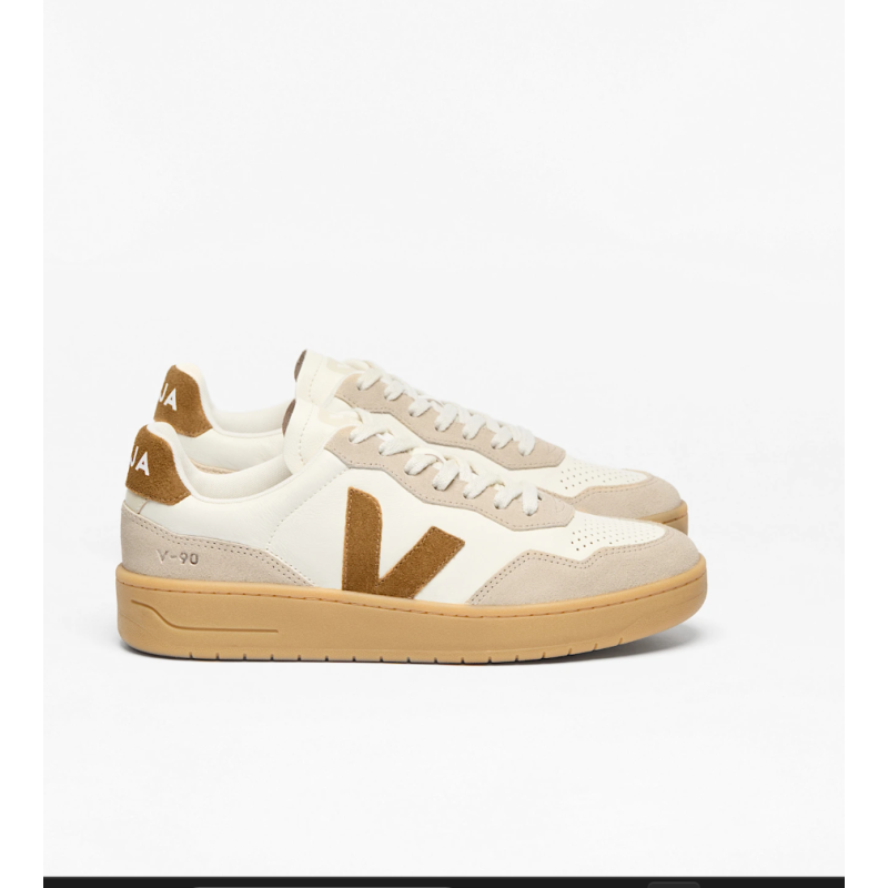 VEJA V-90 O.T. Leather Pure Camel Almond | Sketba