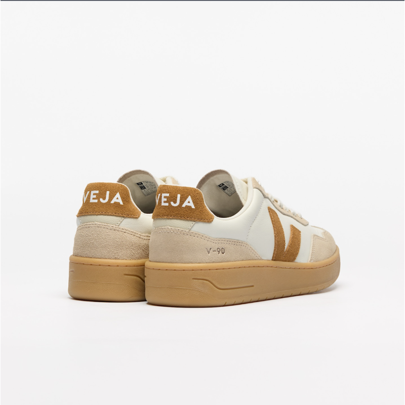 VEJA V-90 O.T. Leather Pure Camel Almond | Sketba