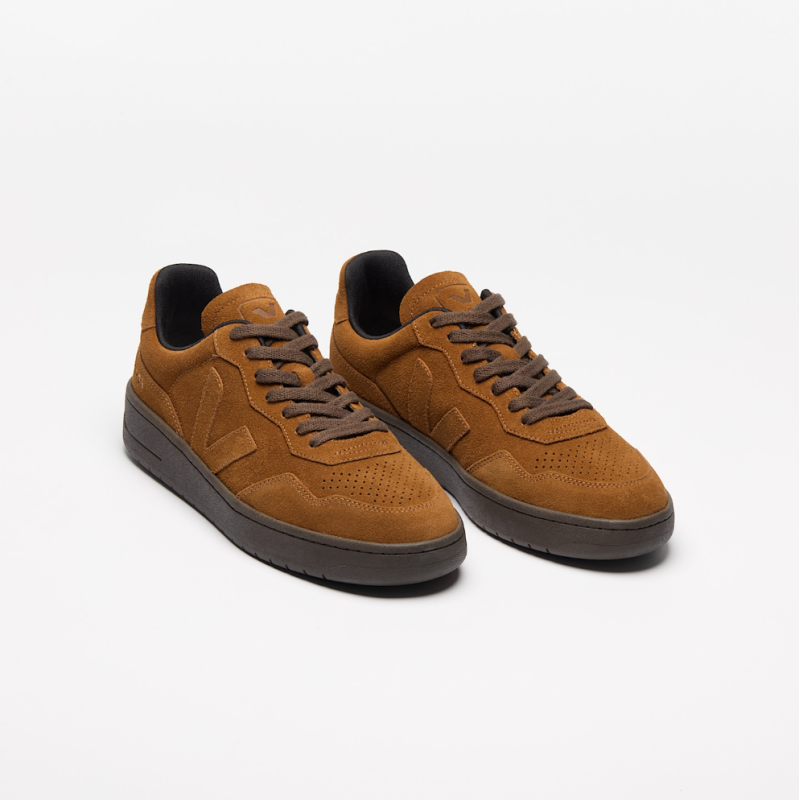 VEJA V-90 Suede Cognac Eagle VD0320929B | Sketba