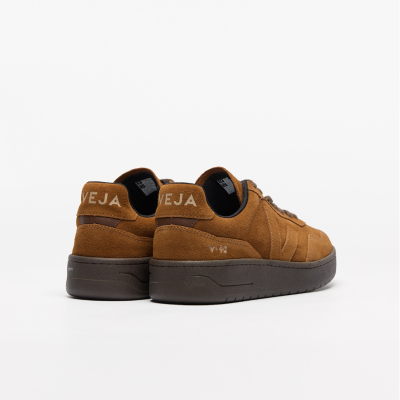 VEJA V-90 Suede Cognac Eagle VD0320929B | Sketba