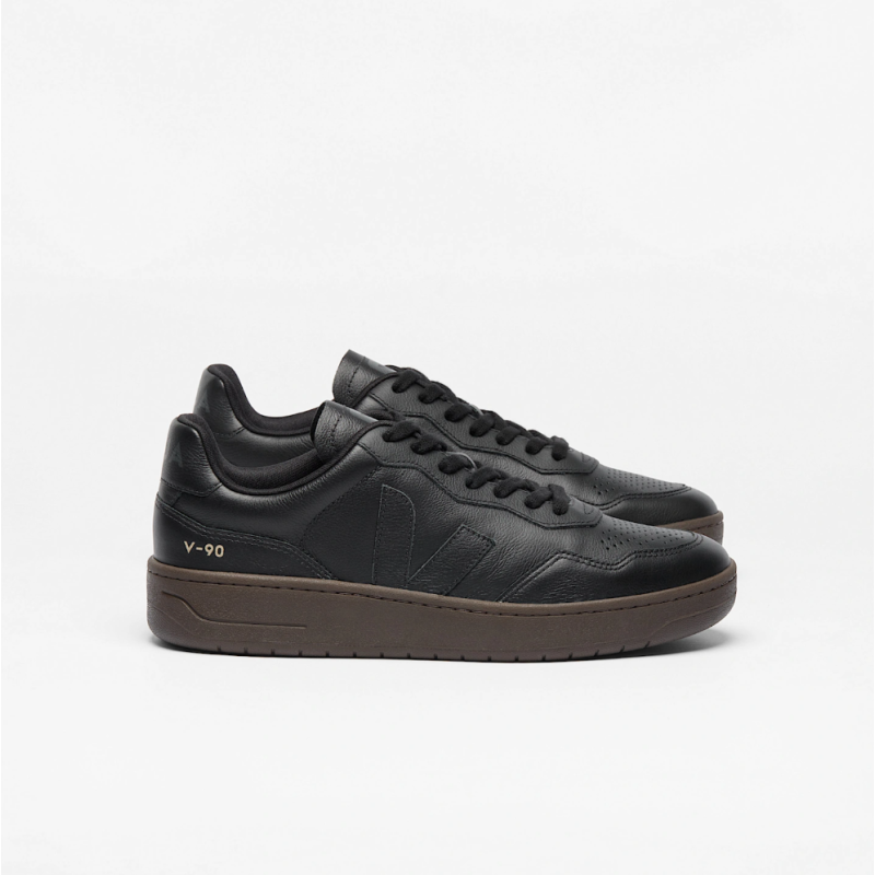 VEJA V-90 O.T. Leather Full Black Eagle | Sketba