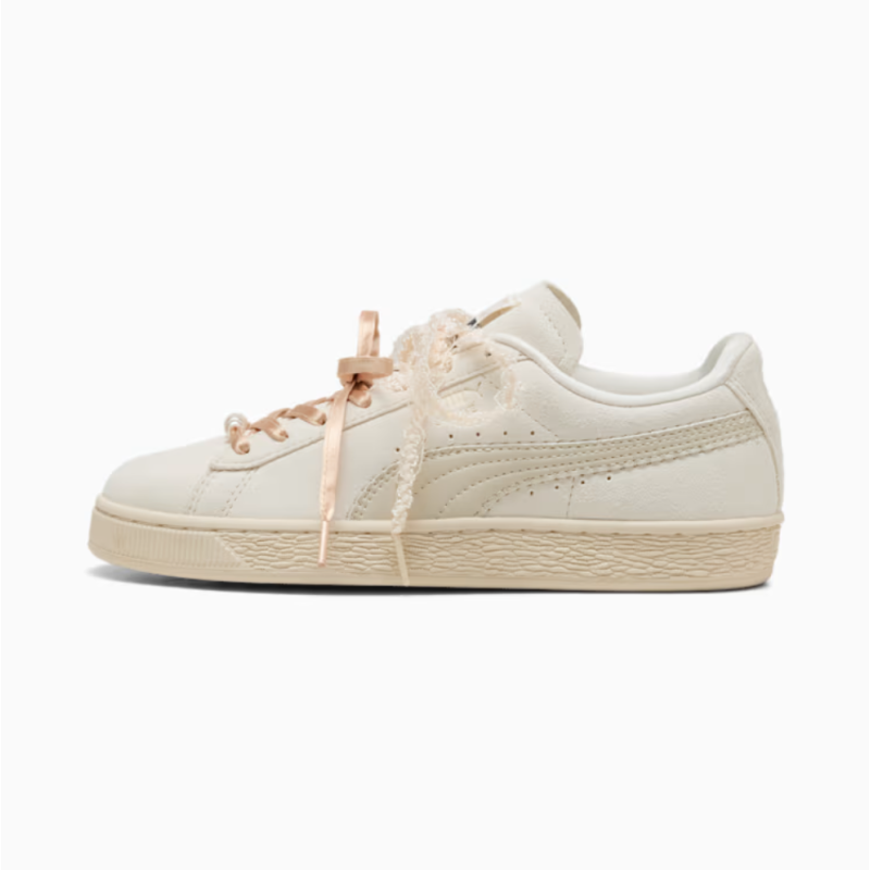 PUMA Suede Bloom Wns Frosted Ivory Silver | Sketba