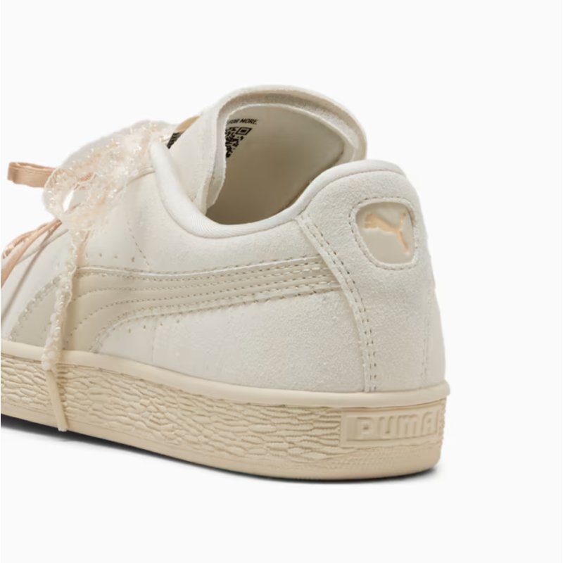 PUMA Suede Bloom Wns Frosted Ivory Silver | Sketba