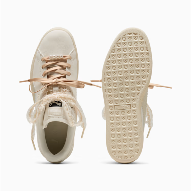 PUMA Suede Bloom Wns Frosted Ivory Silver | Sketba
