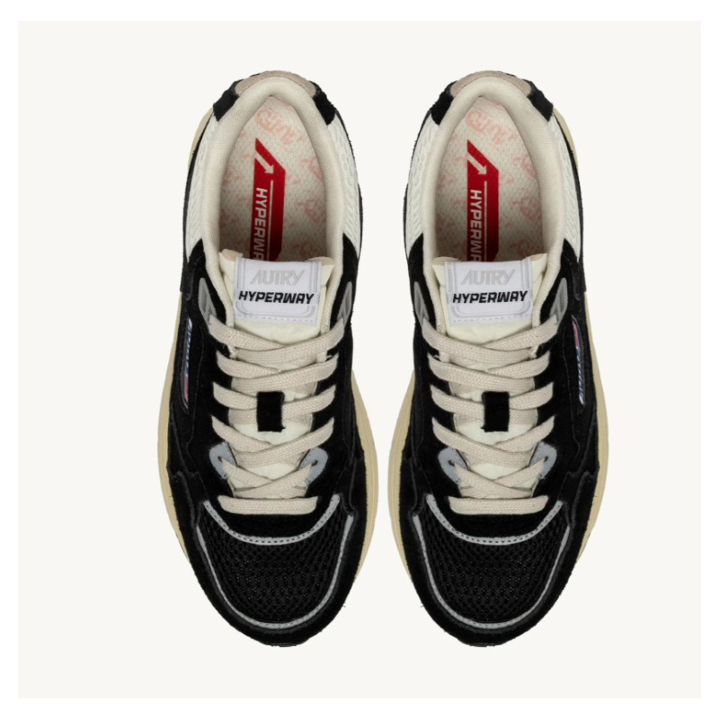 Autry Hyperway Low HYLM UM23 Noir Argent | Sketba